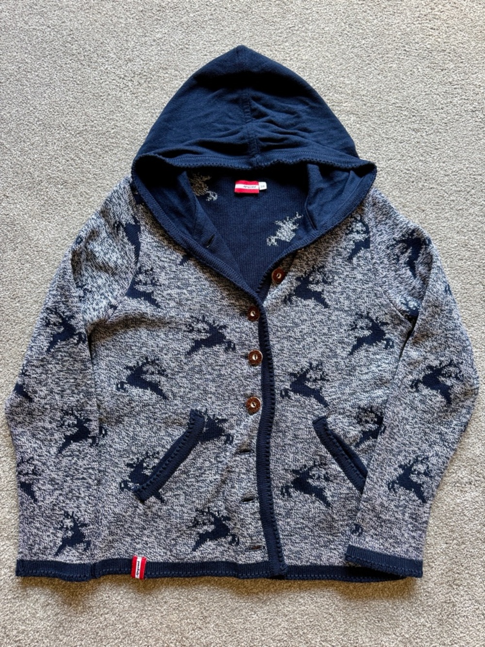 Almgwand Women’s Hooded Knit Cardigan with hood